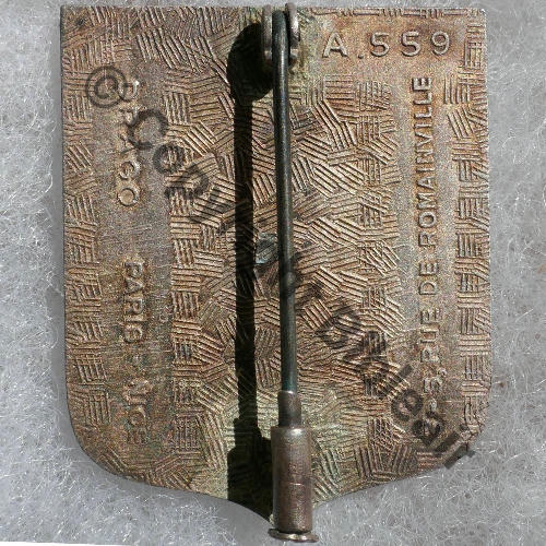 A0559 CIAA.500 MOURMELON  DrPNRom Eping tuyau Guilloche ARGENT Sol marron Hangar noir Src.Th.LECLERE 210Eur05.26 